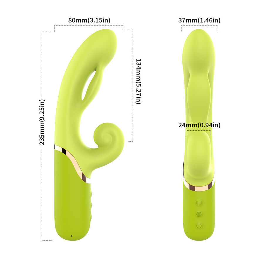 ARMONY - INFLABE POINT A TO STIMULATOR VIBRATOR GREEN 5 ARMONY - INFLABE POINT A TO STIMULATOR VIBRATOR GREEN - obrazek 5