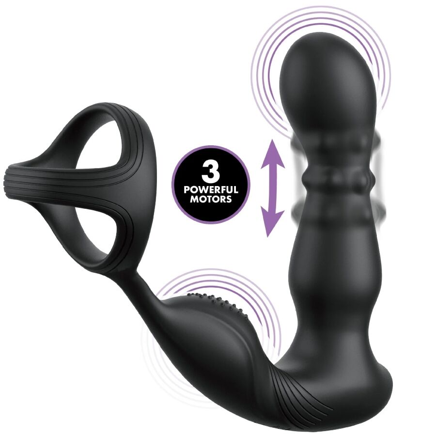 ANAL FANTASY ELITE COLLECTION - VIBRATING ANAL RING AND MASSAGER WITH REMOTE CONTROL 2 ANAL FANTASY ELITE COLLECTION - VIBRATING ANAL RING AND MASSAGER WITH REMOTE CONTROL - obrazek 2