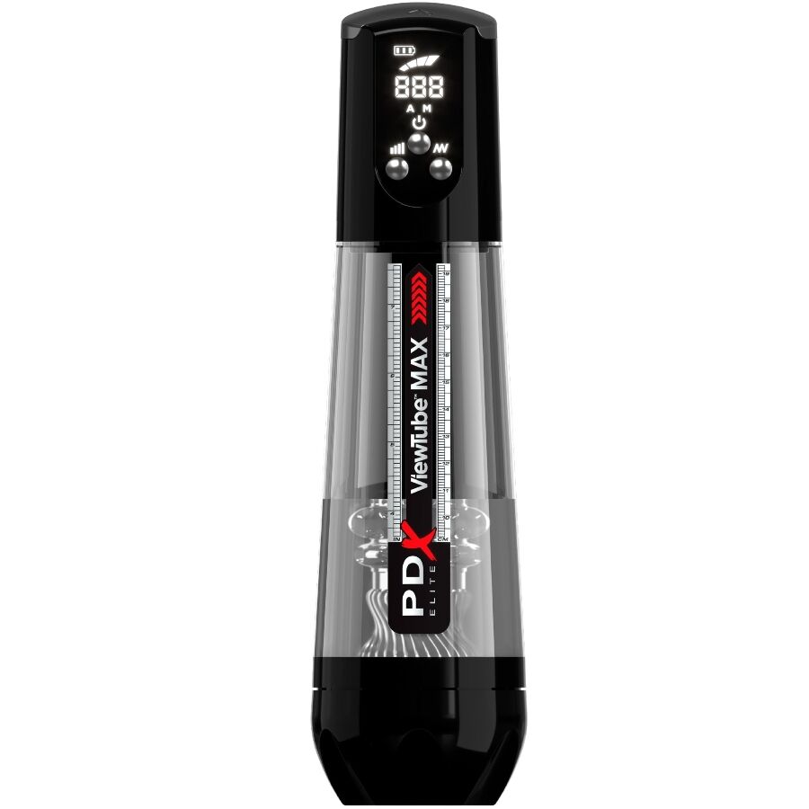 PDX ELITE - VIEWTUBE MAX VIEW AUTOMATIC MASTURNADOR WITH TRANSPARENT SUCTION