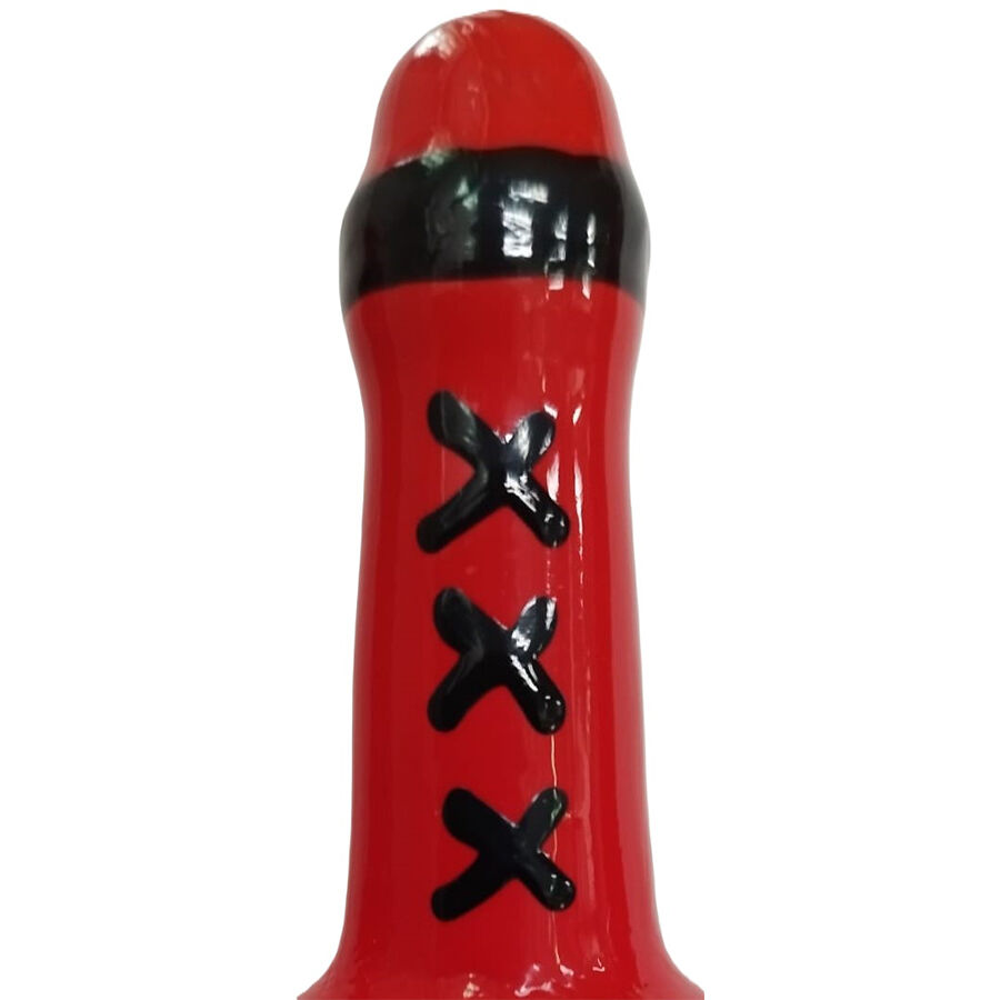 CONDOMERIE - HANDPAINTED NOVELTY CONDOMS AMSTERDAM RED
