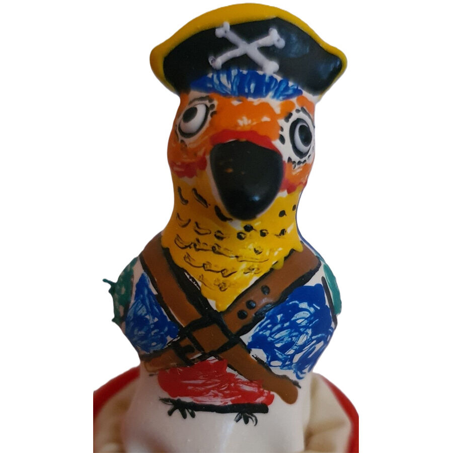 CONDOMERIE - HANDPAINTED NOVELTY CONDOMS CAPTAIN PARROT