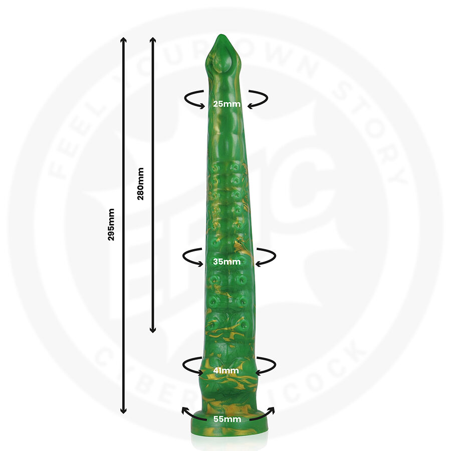 EPIC - DILDO HYLOS GREEN FLASH 3 EPIC - DILDO HYLOS GREEN FLASH - obrazek 3