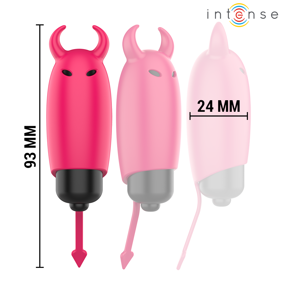 INTENSE - SCARLET VIBRATING BULLET RED DEMON 9.3 X 2.4 CM 3 INTENSE - SCARLET VIBRATING BULLET RED DEMON 9.3 X 2.4 CM - obrazek 3