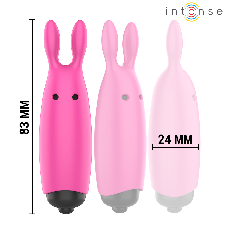 INTENSE - HOPPER PINK VIBRATING BULLET 8.3 X 2.4 CM 3 INTENSE - HOPPER PINK VIBRATING BULLET 8.3 X 2.4 CM - obrazek 3