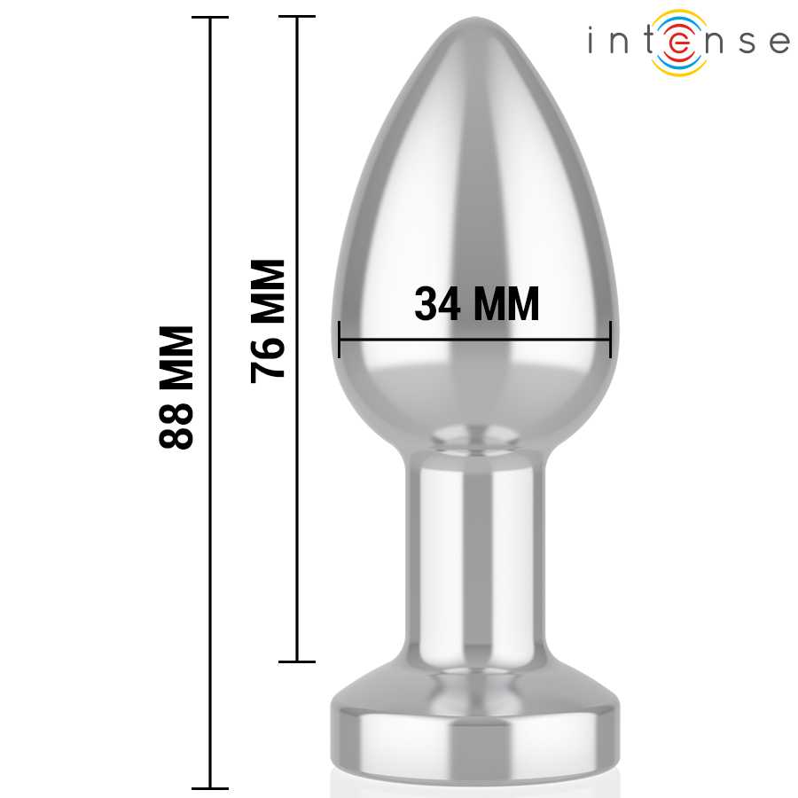 INTENSE - ANAL PLUG 10 VIBRATIONS METAL WITH REMOTE CONTROL M 5 INTENSE - ANAL PLUG 10 VIBRATIONS METAL WITH REMOTE CONTROL M - obrazek 5