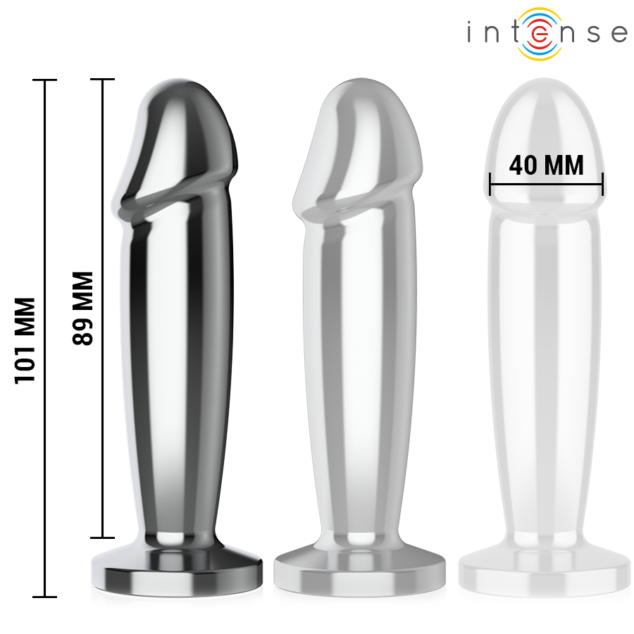INTENSE - ANAL PLUG 10 VIBRATIONS METAL DILDO WITH REMOTE CONTROL M 5 INTENSE - ANAL PLUG 10 VIBRATIONS METAL DILDO WITH REMOTE CONTROL M - obrazek 5