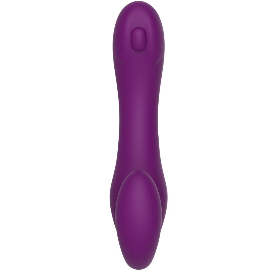 XOCOON - 2 IN 1 STRAPLESS STRAP-ON VIBRATOR WITH REMOTE CONTROL PURPLE 3 XOCOON - 2 IN 1 STRAPLESS STRAP-ON VIBRATOR WITH REMOTE CONTROL PURPLE - obrazek 3
