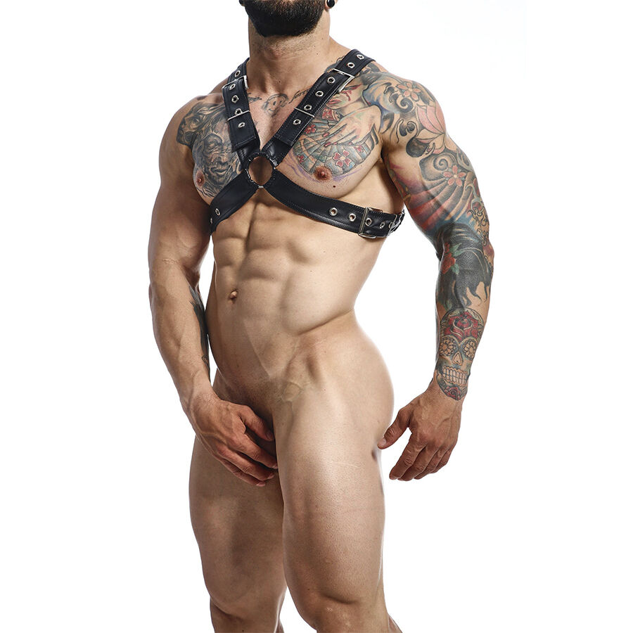 MOB - DNGEON BLACK CHAIN HARNESS ONE SIZE X 3 MOB - DNGEON BLACK CHAIN HARNESS ONE SIZE X - obrazek 3