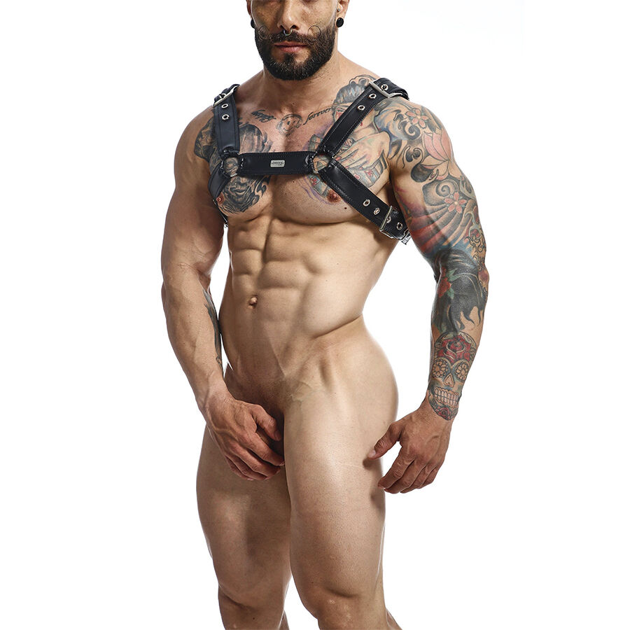 MOB - DNGEON BLACK CHAIN HARNESS ONE SIZE 2 MOB - DNGEON BLACK CHAIN HARNESS ONE SIZE - obrazek 2