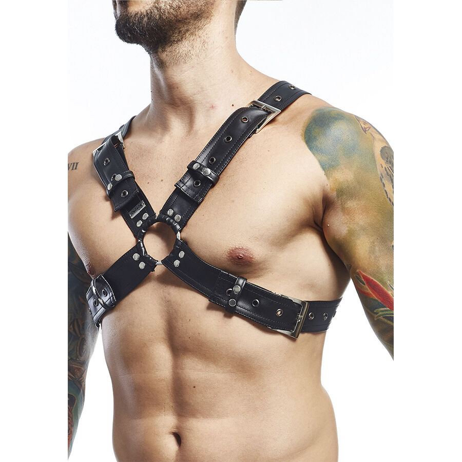 MOB - DNGEON BLACK HARNESS BELT ONE SIZE X 2 MOB - DNGEON BLACK HARNESS BELT ONE SIZE X - obrazek 2