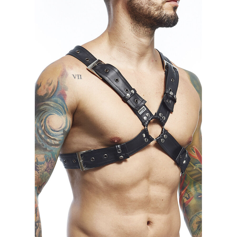 MOB - DNGEON BLACK HARNESS BELT ONE SIZE X 3 MOB - DNGEON BLACK HARNESS BELT ONE SIZE X - obrazek 3