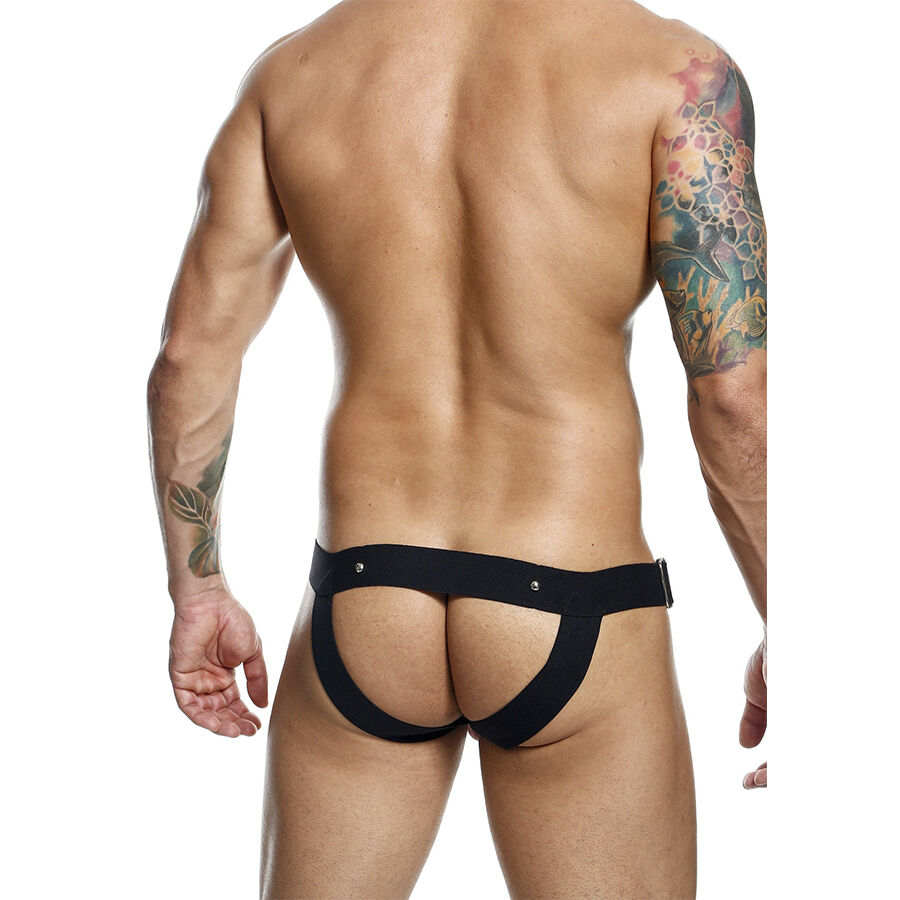 MOB - DNGEON JOCKSTRAP WITH COCK RING ONE SIZE 4 MOB - DNGEON JOCKSTRAP WITH COCK RING ONE SIZE - obrazek 4