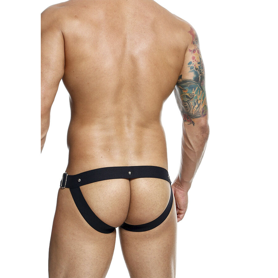 MOB - DNGEON JOCKSTRAP BLACK PRESSURE ONE SIZE 4 MOB - DNGEON JOCKSTRAP BLACK PRESSURE ONE SIZE - obrazek 4