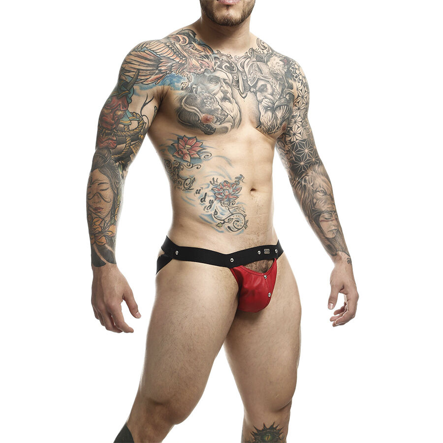 MOB - DNGEON JOCKSTRAP ATHLETE RED ONE SIZE 3 MOB - DNGEON JOCKSTRAP ATHLETE RED ONE SIZE - obrazek 3