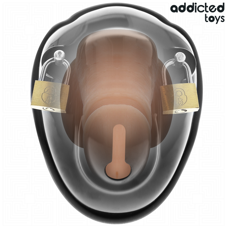 ADDICTED TOYS LOCKED - KEYLESS RESTRAINT PENIS CAGE 11.5 CM 3 ADDICTED TOYS LOCKED - KEYLESS RESTRAINT PENIS CAGE 11.5 CM - obrazek 3