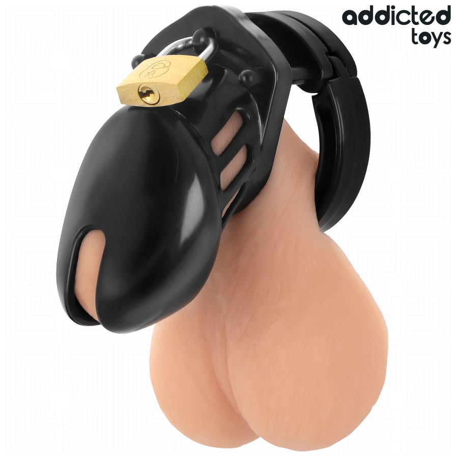 ADDICTED TOYS LOCKED - OBSIDIAN HOLD PENIS CAGE SIZE S 3 ADDICTED TOYS LOCKED - OBSIDIAN HOLD PENIS CAGE SIZE S - obrazek 3