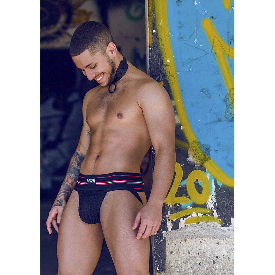 MOB - CLASSIC BLACK THONG SIZE L 4 MOB - CLASSIC BLACK THONG SIZE L - obrazek 4