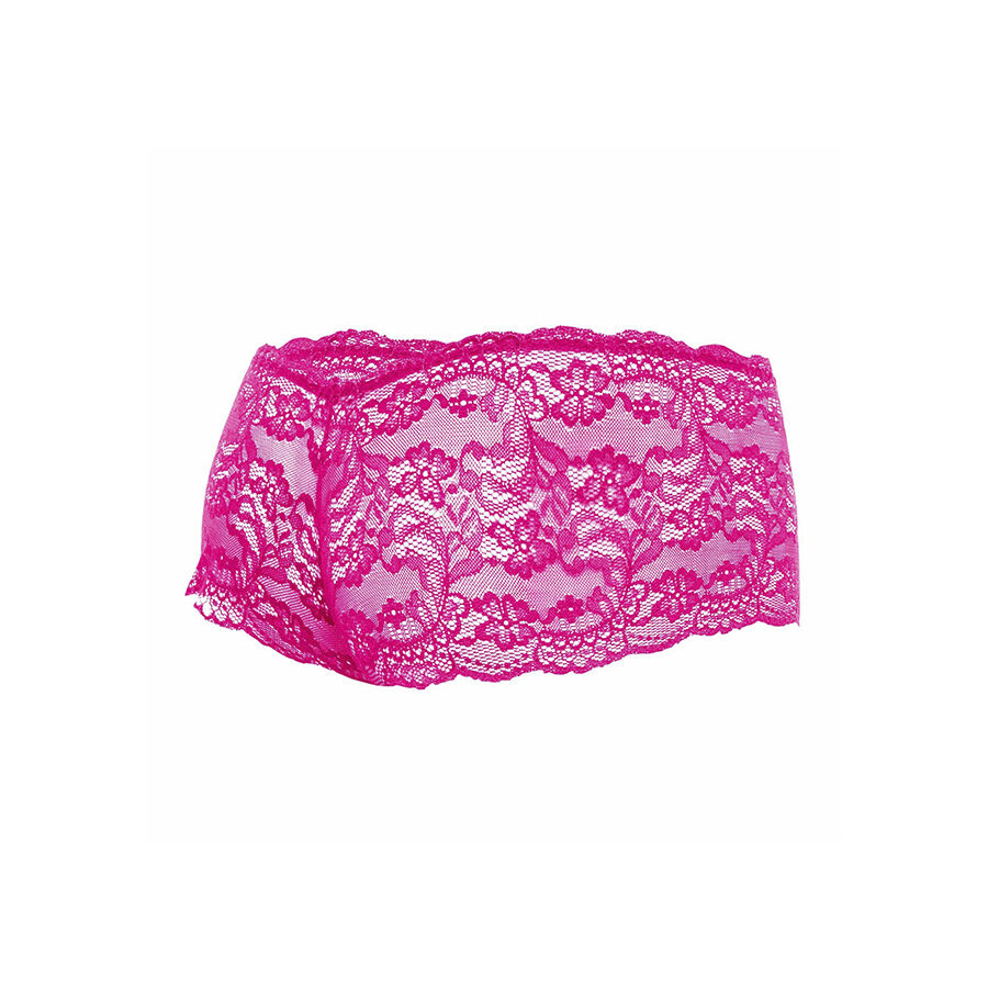 MOB - PINK LACE BOXER SIZE L/XL 5 MOB - PINK LACE BOXER SIZE L/XL - obrazek 5
