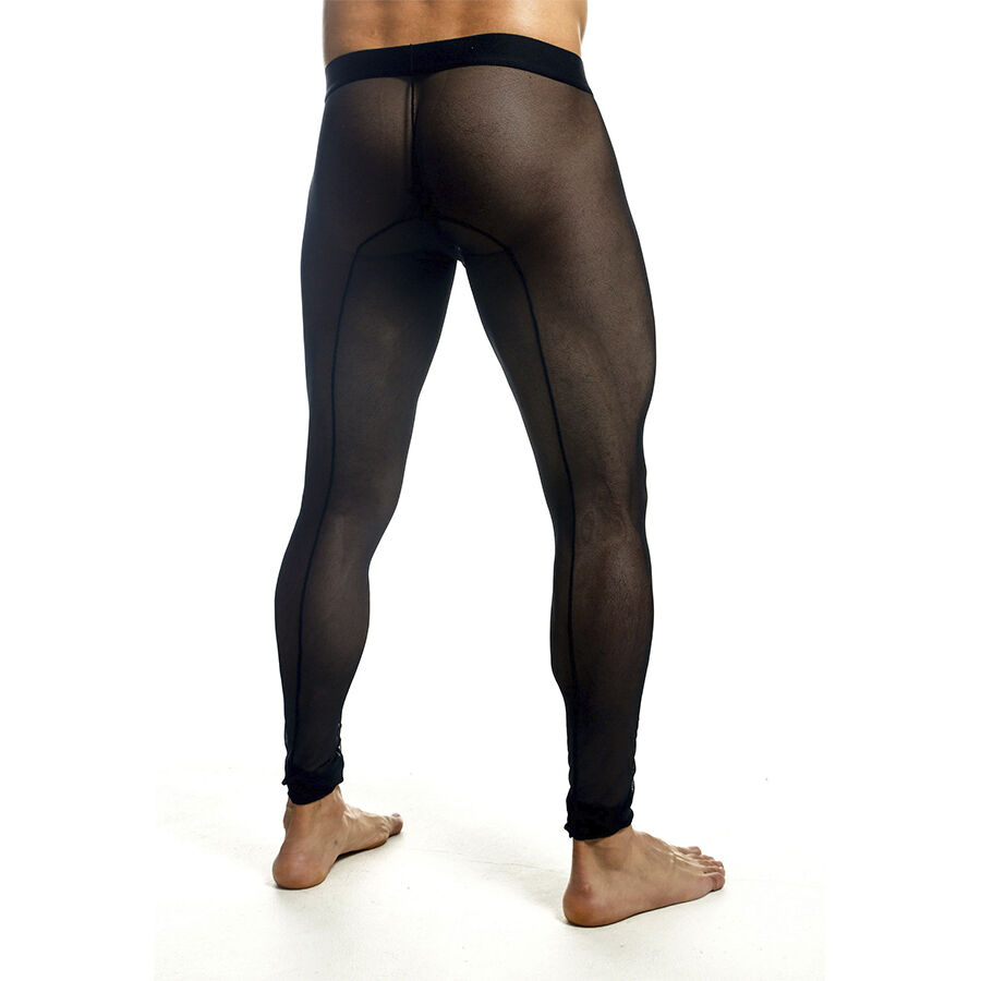 MOB - BLACK TRANSPARENT TIGHTS SIZE L 4 MOB - BLACK TRANSPARENT TIGHTS SIZE L - obrazek 4