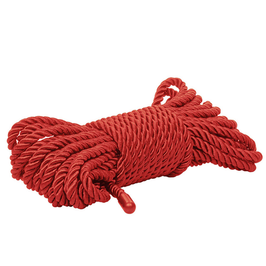 CALEXOTICS - SCANDAL RED BDSM ROPE 10 M 2 CALEXOTICS - SCANDAL RED BDSM ROPE 10 M - obrazek 2
