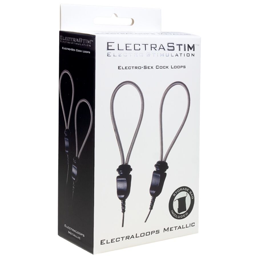 ELECTRASTIM - ELECTRALOOPS E-STIM ADJUSTABLE METAL PENIS RINGS 2 ELECTRASTIM - ELECTRALOOPS E-STIM ADJUSTABLE METAL PENIS RINGS - obrazek 2