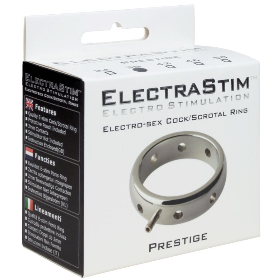 ELECTRASTIM - PRESTIGE ELECTROMAGNETIC METAL PENIS RING 46 MM 4 ELECTRASTIM - PRESTIGE ELECTROMAGNETIC METAL PENIS RING 46 MM - obrazek 4
