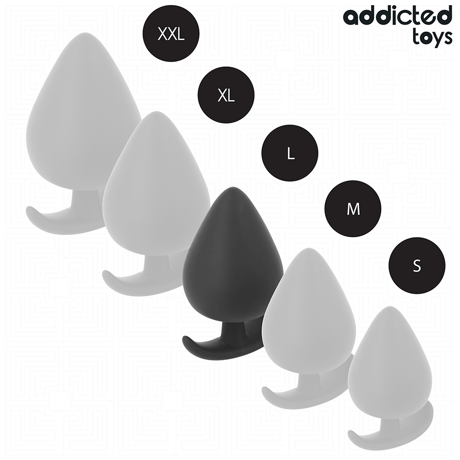 ADDICTED TOYS - ANAL PLUG SILICONE SIZE L 8 CM 5 ADDICTED TOYS - ANAL PLUG SILICONE SIZE L 8 CM - obrazek 5