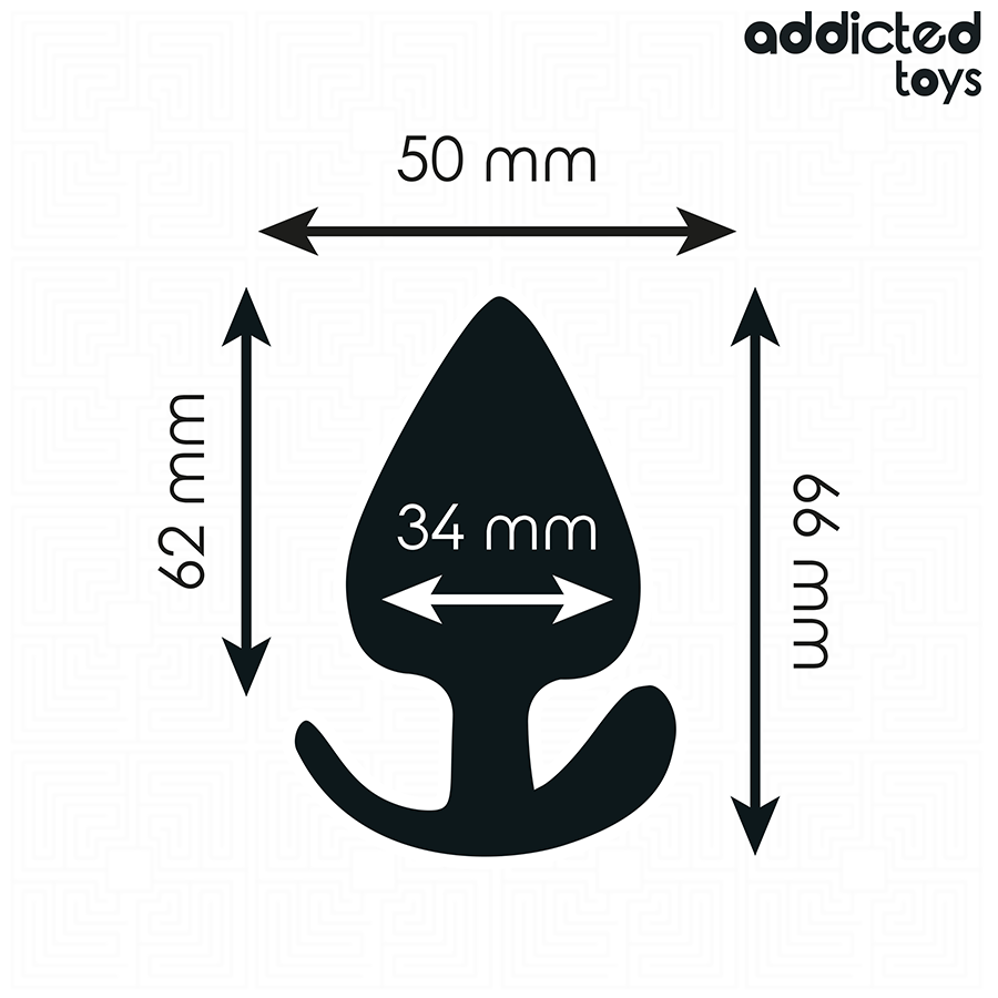 ADDICTED TOYS - ANAL PLUG SILICONE SIZE M 6.6 CM 4 ADDICTED TOYS - ANAL PLUG SILICONE SIZE M 6.6 CM - obrazek 4