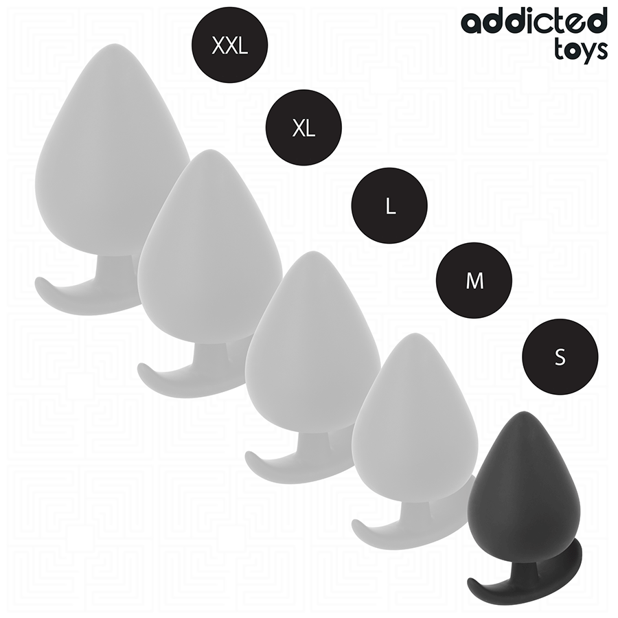 ADDICTED TOYS - ANAL PLUG SILICONE SIZE S 5.3 CM 5 ADDICTED TOYS - ANAL PLUG SILICONE SIZE S 5.3 CM - obrazek 5