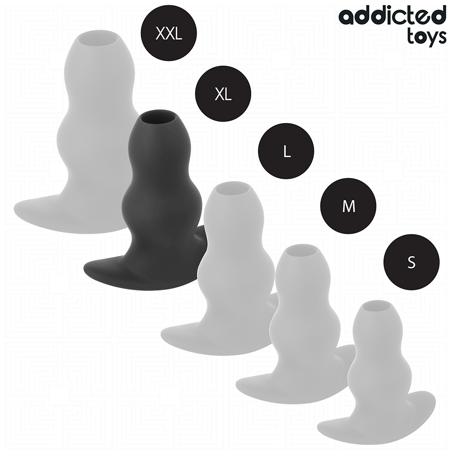 ADDICTED TOYS - HOLLOW ANAL PLUG SILICONE SIZE XL 13.9 CM 5 ADDICTED TOYS - HOLLOW ANAL PLUG SILICONE SIZE XL 13.9 CM - obrazek 5