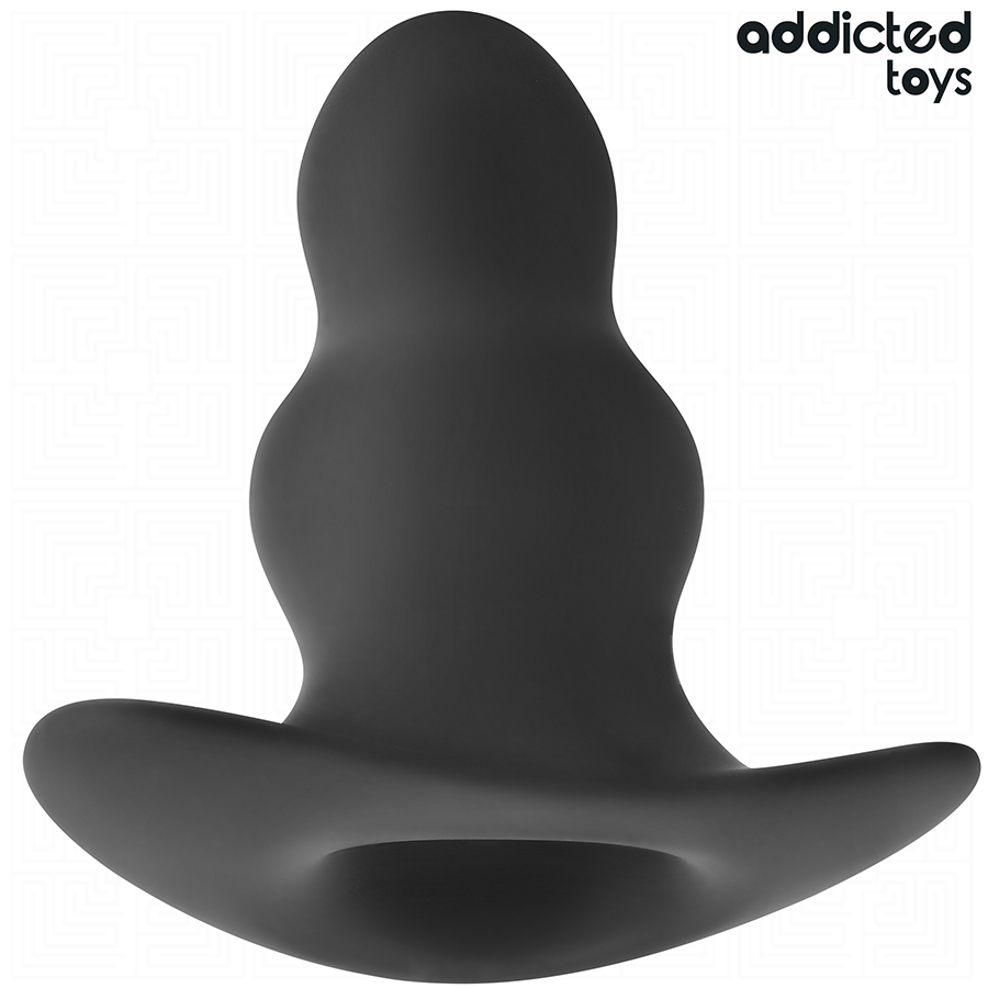 ADDICTED TOYS - HOLLOW ANAL PLUG SILICONE SIZE M 9.6 CM 2 ADDICTED TOYS - HOLLOW ANAL PLUG SILICONE SIZE M 9.6 CM - obrazek 2
