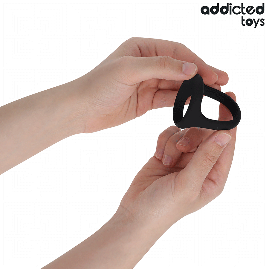 ADDICTED TOYS - THICK TRIPLE PENIS RING 2 ADDICTED TOYS - THICK TRIPLE PENIS RING - obrazek 2