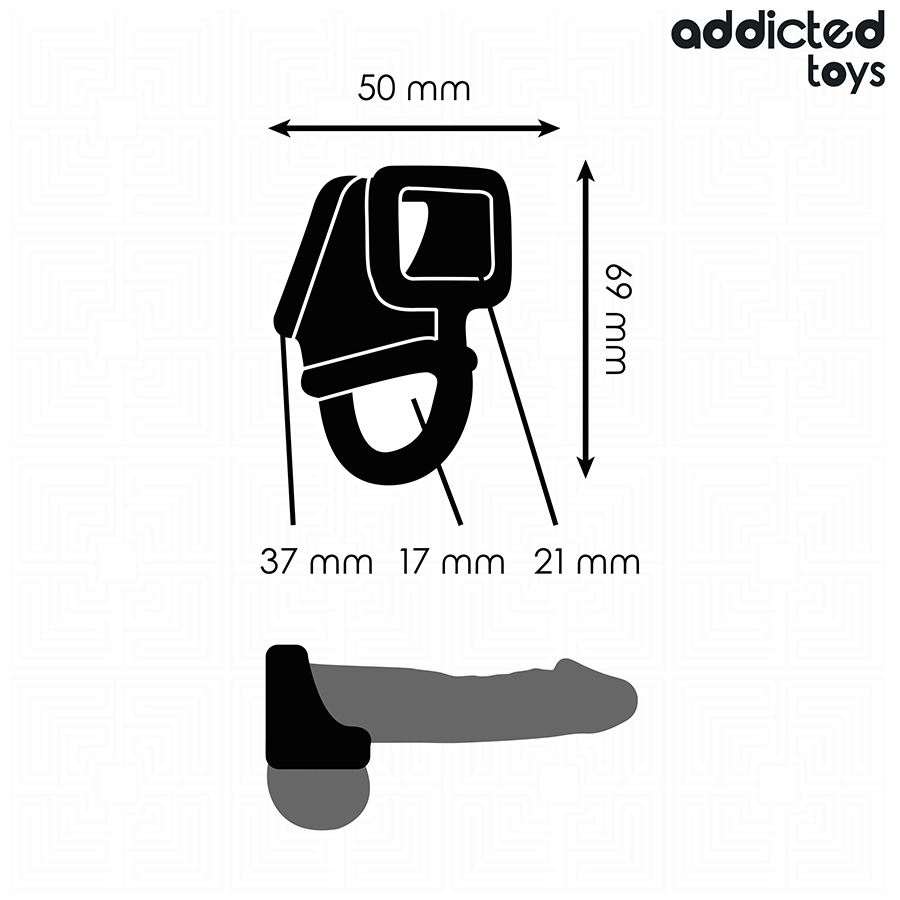 ADDICTED TOYS - PENIS CAGE RING 4 ADDICTED TOYS - PENIS CAGE RING - obrazek 4