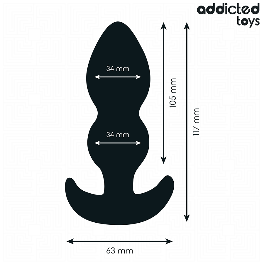 ADDICTED TOYS - ANAL PLUG SILICONE SIZE L 11.7 CM 4 ADDICTED TOYS - ANAL PLUG SILICONE SIZE L 11.7 CM - obrazek 4