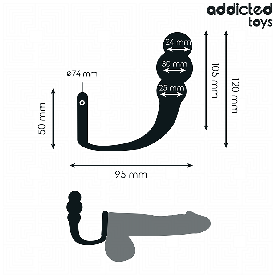ADDICTED TOYS - ANAL PLUG WITH RING SILICONE MODEL 1 5 ADDICTED TOYS - ANAL PLUG WITH RING SILICONE MODEL 1 - obrazek 5