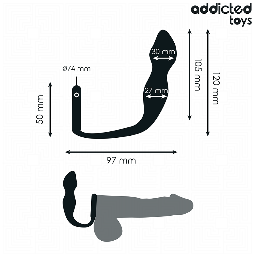 ADDICTED TOYS - ANAL PLUG WITH RING SILICONE MODEL 2 4 ADDICTED TOYS - ANAL PLUG WITH RING SILICONE MODEL 2 - obrazek 4