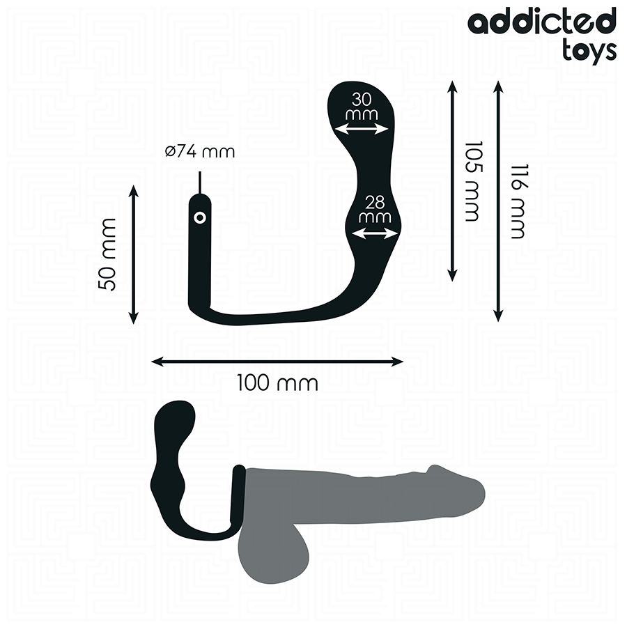 ADDICTED TOYS - ANAL PLUG WITH RING SILICONE MODEL 3 4 ADDICTED TOYS - ANAL PLUG WITH RING SILICONE MODEL 3 - obrazek 4
