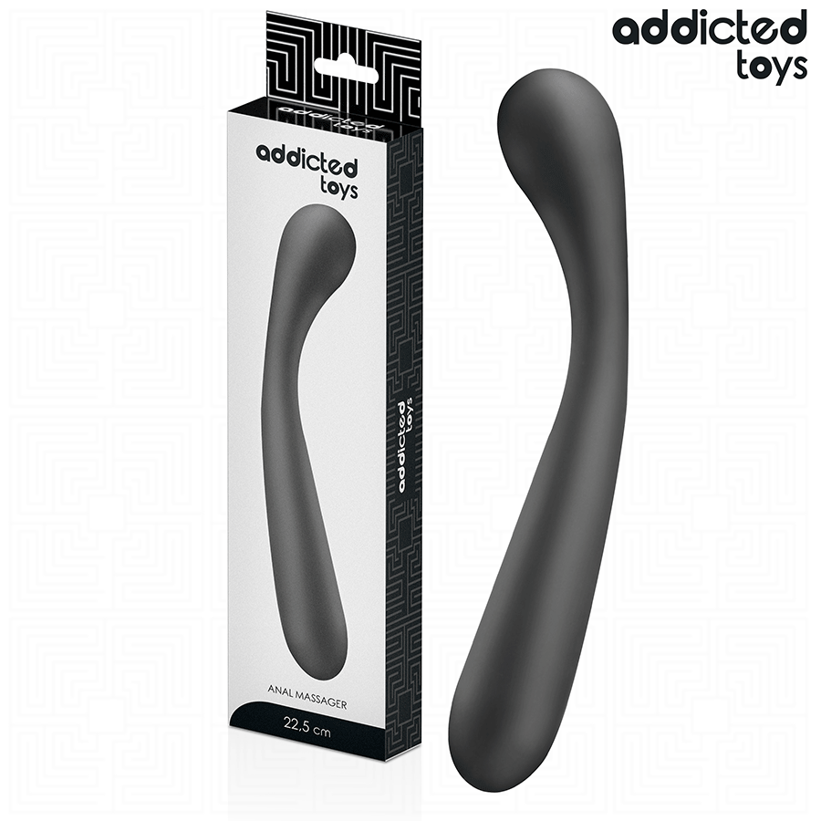 ADDICTED TOYS - DOUBLE ANAL MASSAGER SILICONE 22.5 CM