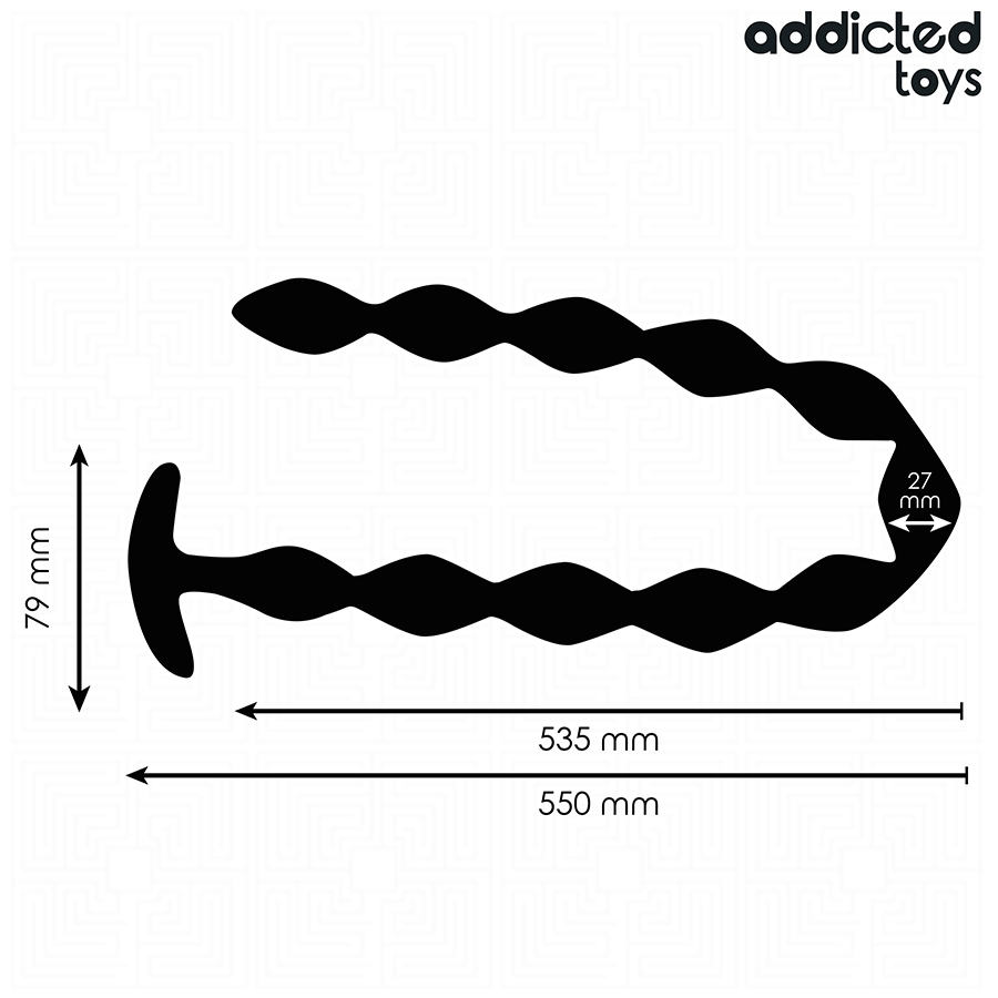 ADDICTED TOYS - EXTRA LONG SILICONE ANAL PLUG 4 ADDICTED TOYS - EXTRA LONG SILICONE ANAL PLUG - obrazek 4
