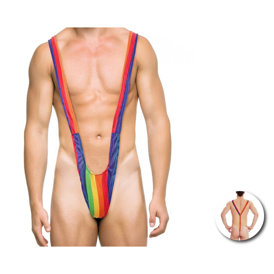 PRIDE - MENS TRIKINI RAINBOW FLAG