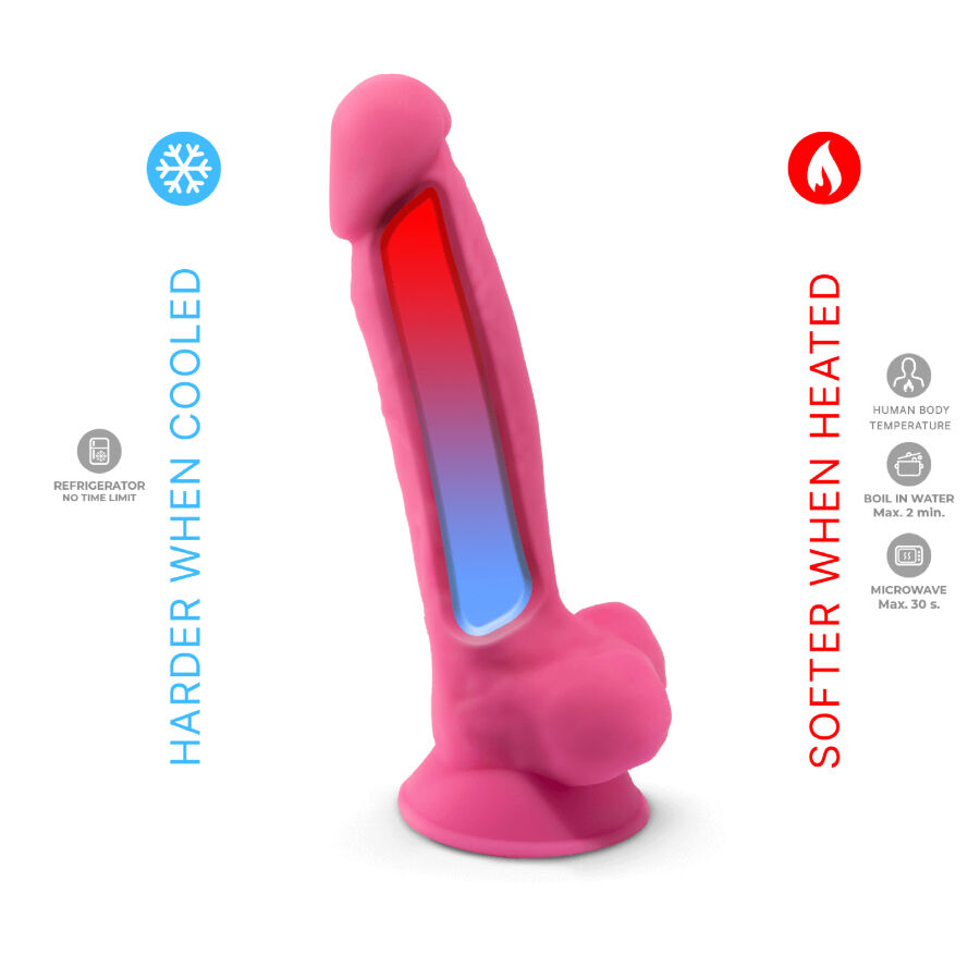 SILEXD - MODEL 1 REALISTIC PENIS PREMIUM SILICONE SILEXPAN FLUORESCENT PINK 17.5 CM 4 SILEXD - MODEL 1 REALISTIC PENIS PREMIUM SILICONE SILEXPAN FLUORESCENT PINK 17.5 CM - obrazek 4