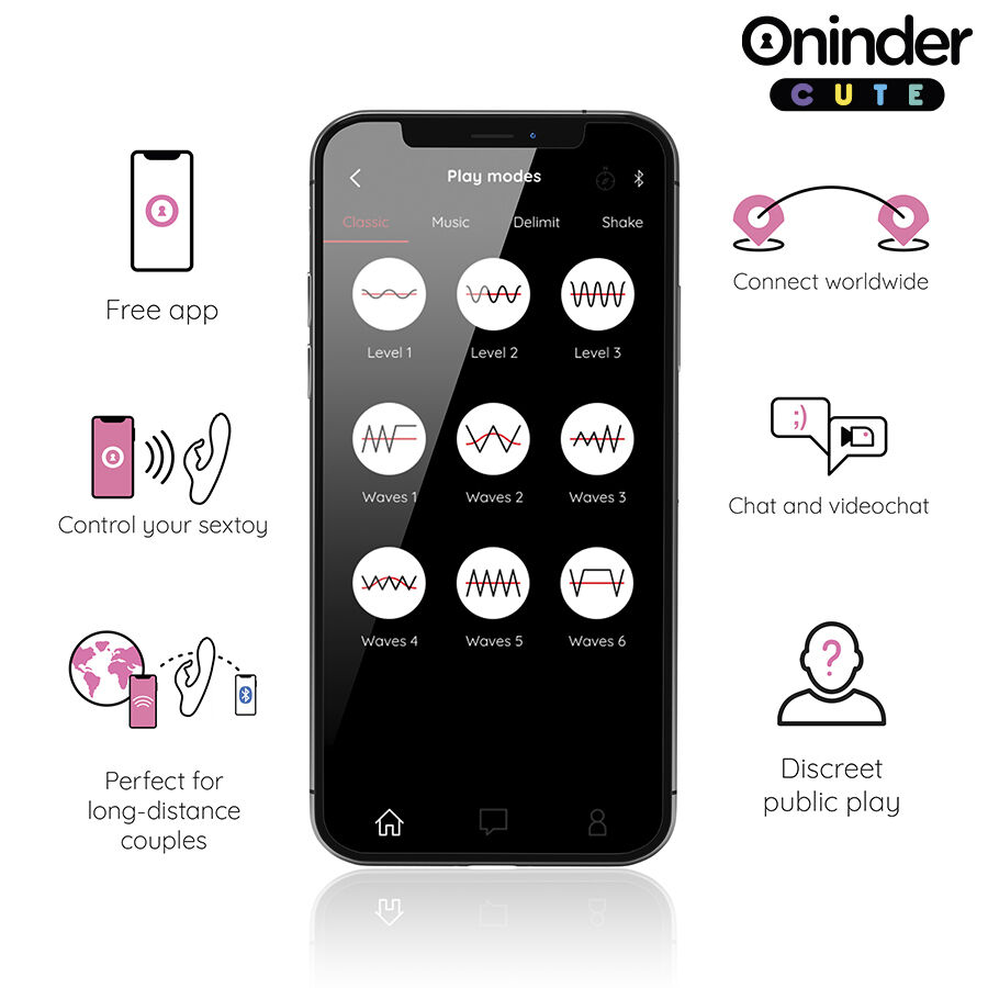 ONINDER CUTE - LOVE BUNNY VIBRATOR G-SPOT CLITORIS - FREE WORLDWIDE APP 4 ONINDER CUTE - LOVE BUNNY VIBRATOR G-SPOT CLITORIS - FREE WORLDWIDE APP - obrazek 4