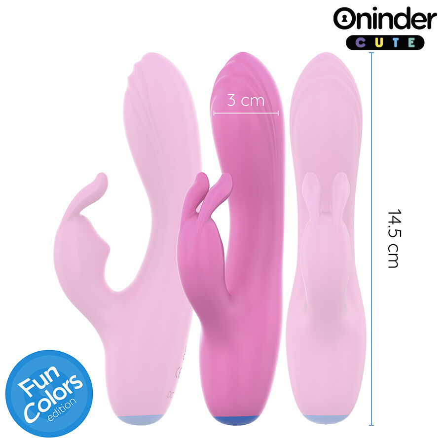 ONINDER CUTE - LOVE BUNNY VIBRATOR G-SPOT CLITORIS - FREE WORLDWIDE APP 3 ONINDER CUTE - LOVE BUNNY VIBRATOR G-SPOT CLITORIS - FREE WORLDWIDE APP - obrazek 3