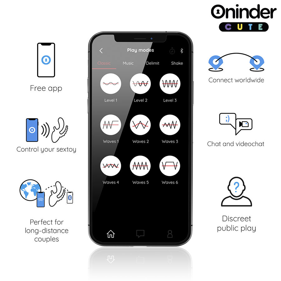 ONINDER CUTE - LOVE 3 SOME TRIPLE VIBRATOR - FREE WORLDWIDE APP 4 ONINDER CUTE - LOVE 3 SOME TRIPLE VIBRATOR - FREE WORLDWIDE APP - obrazek 4