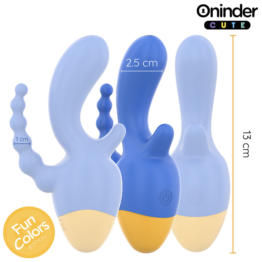 ONINDER CUTE - LOVE 3 SOME TRIPLE VIBRATOR - FREE WORLDWIDE APP 3 ONINDER CUTE - LOVE 3 SOME TRIPLE VIBRATOR - FREE WORLDWIDE APP - obrazek 3