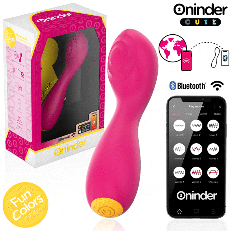 ONINDER CUTE - LOVE BUDDY MASTER G-SPOT VIBRATOR - FREE WORLDWIDE APP