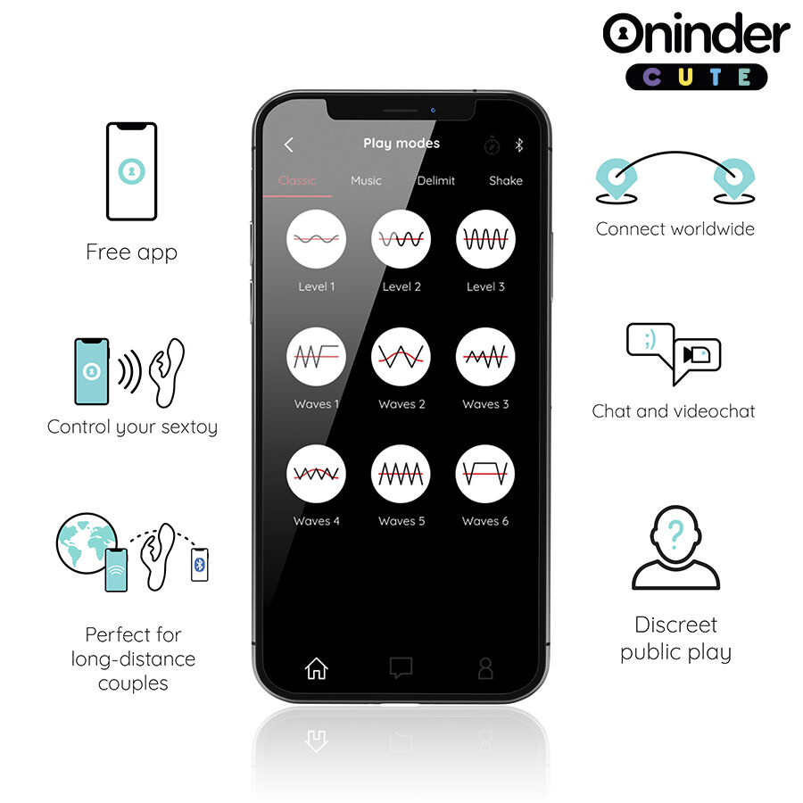 ONINDER CUTE - LOVE BUNNY G-SPOT CLITORAL VIBRATOR - FREE WORLDWIDE APP 4 ONINDER CUTE - LOVE BUNNY G-SPOT CLITORAL VIBRATOR - FREE WORLDWIDE APP - obrazek 4