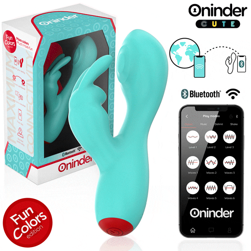 ONINDER CUTE - LOVE BUNNY G-SPOT CLITORAL VIBRATOR - FREE WORLDWIDE APP 2 ONINDER CUTE - LOVE BUNNY G-SPOT CLITORAL VIBRATOR - FREE WORLDWIDE APP - obrazek 2
