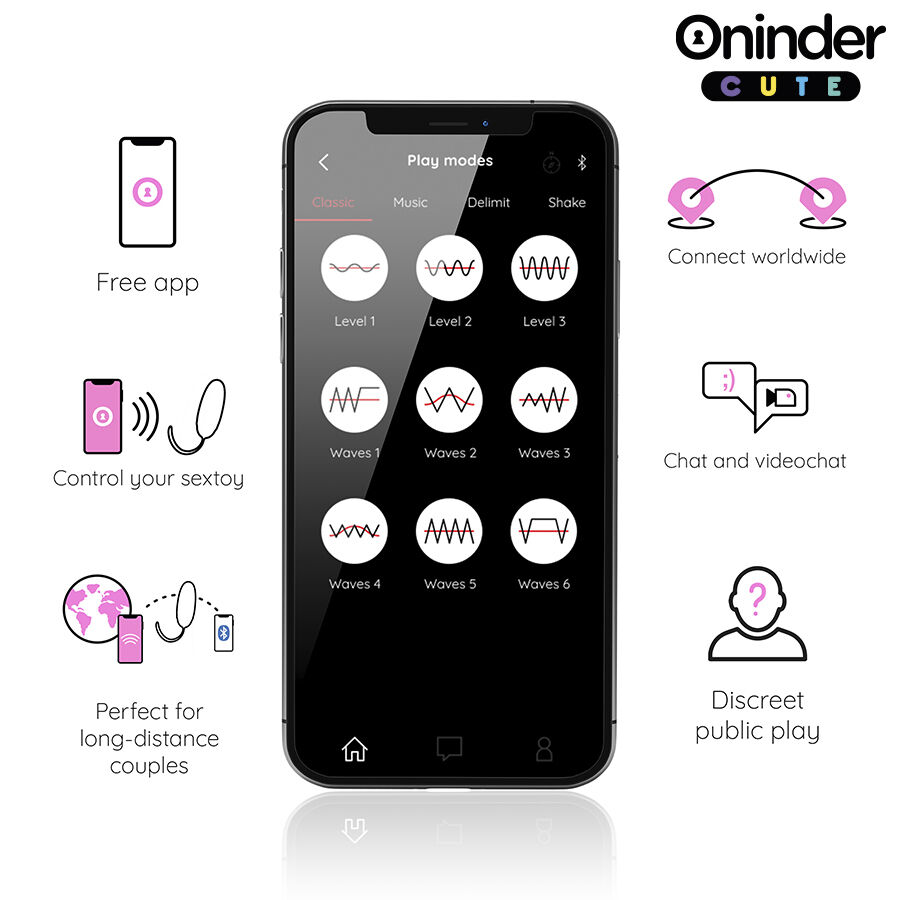 ONINDER CUTE - LOVE PLEASURE VIBRO-ROTATING EGG 360 SILICONE - FREE WORLDWIDE APP 5 ONINDER CUTE - LOVE PLEASURE VIBRO-ROTATING EGG 360 SILICONE - FREE WORLDWIDE APP - obrazek 5