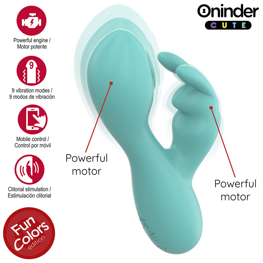 ONINDER CUTE - LOVE BUNNY G-SPOT CLITORAL VIBRATOR - FREE WORLDWIDE APP 5 ONINDER CUTE - LOVE BUNNY G-SPOT CLITORAL VIBRATOR - FREE WORLDWIDE APP - obrazek 5